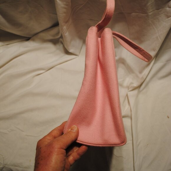 NWT MY FLAT PINK FABRIC LADIES HANDBAG - Picture 4 of 10